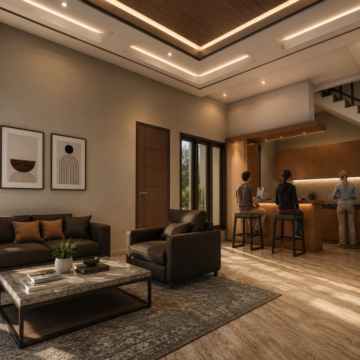 Interior rumah hasil pembangunan Solusi Property